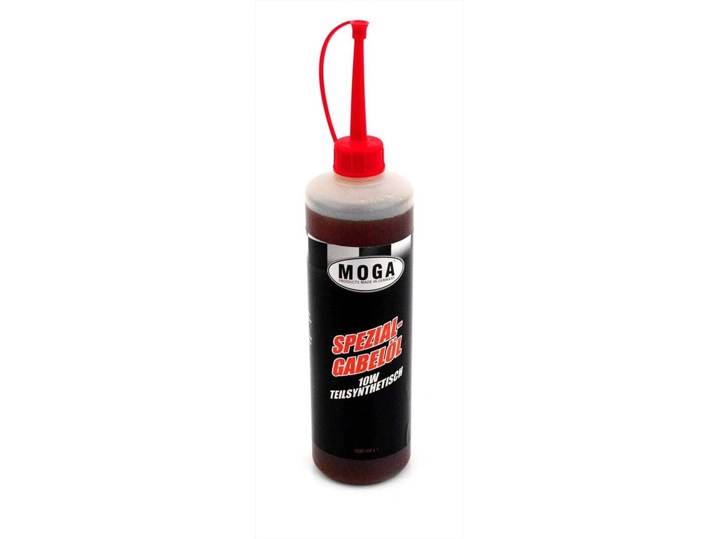 Bottle Of MOGA Fork Oil Semi-synthetic 500ml For Kreidler Florett RS, RM, RMC, LF, LH