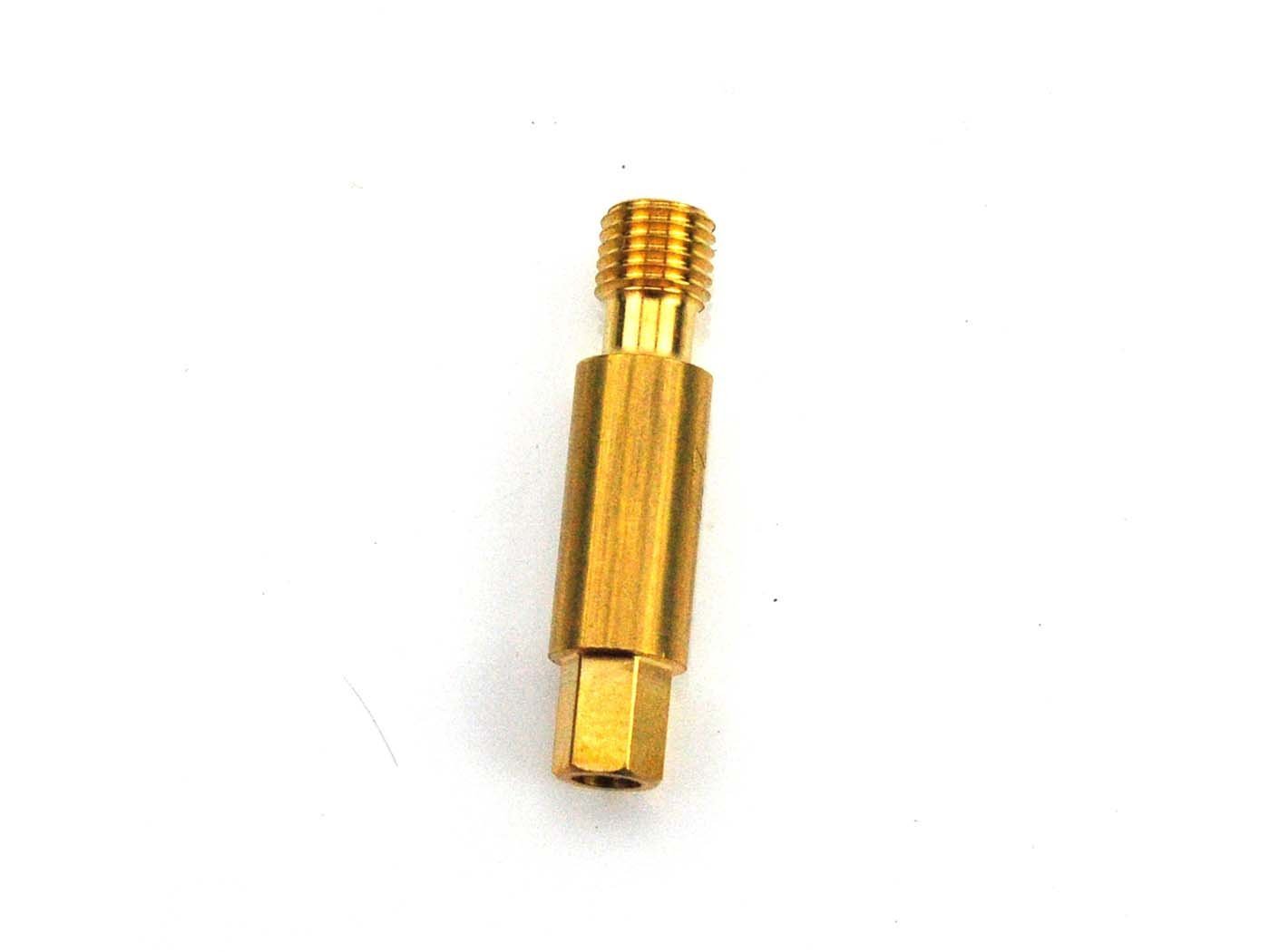 Valve Adapter For Bing Brass Gold For Hercules L 50, Sachs 502/1A, DKW City Bike 508, Kreidler Florett K 53 NL, MF 2, Flory MK 14, Zündapp 517, 447, 446, 266, 284-100, 278, Puch X 30, GTS C 280-04, 280, 278-250