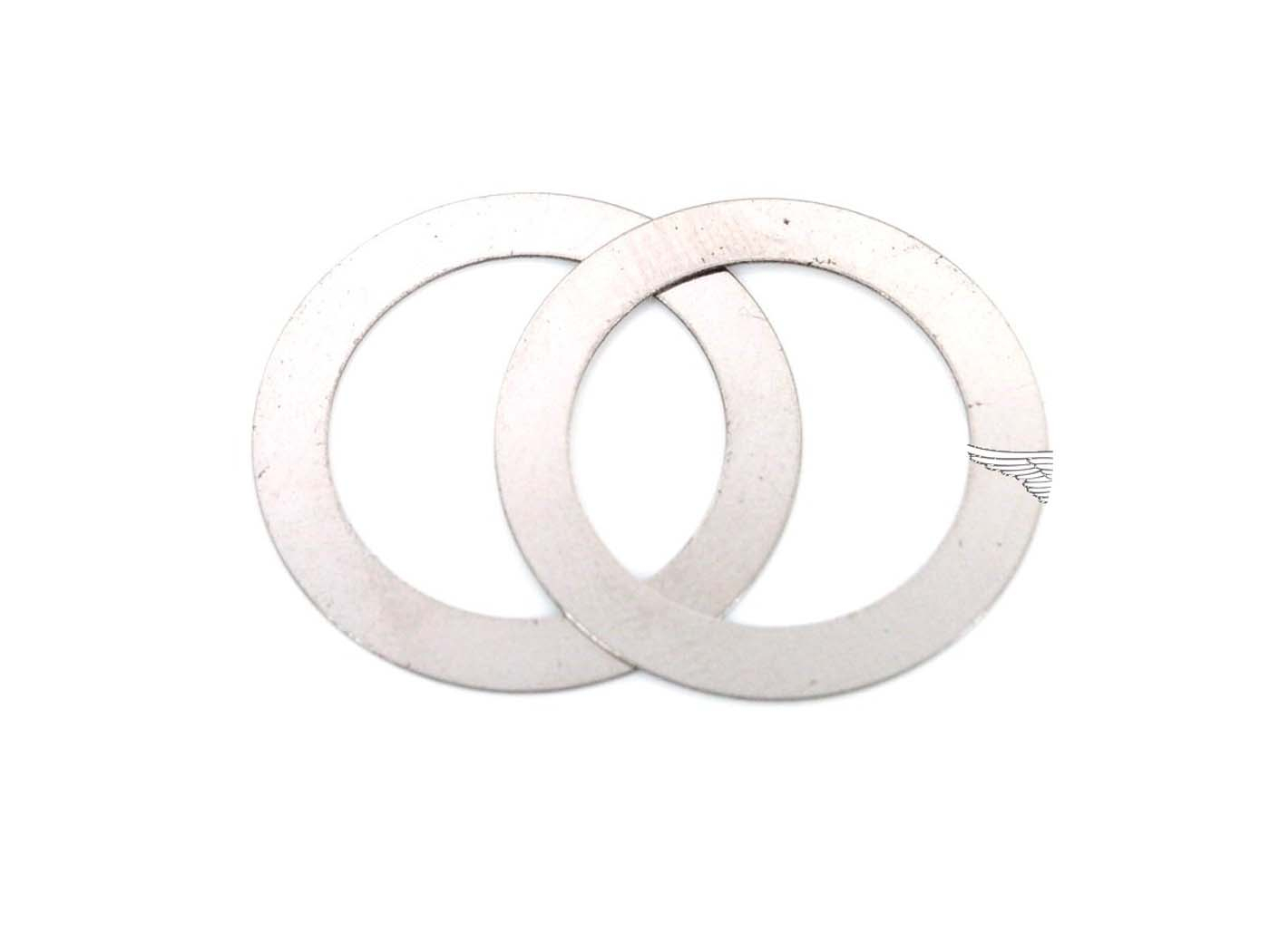 Shim 17/24mm 0,2mm 2-piece For Kreidler Florett, Flory, RS, RMC, LF, LH, Eiertank, Super 4, TM, Zündapp C 50