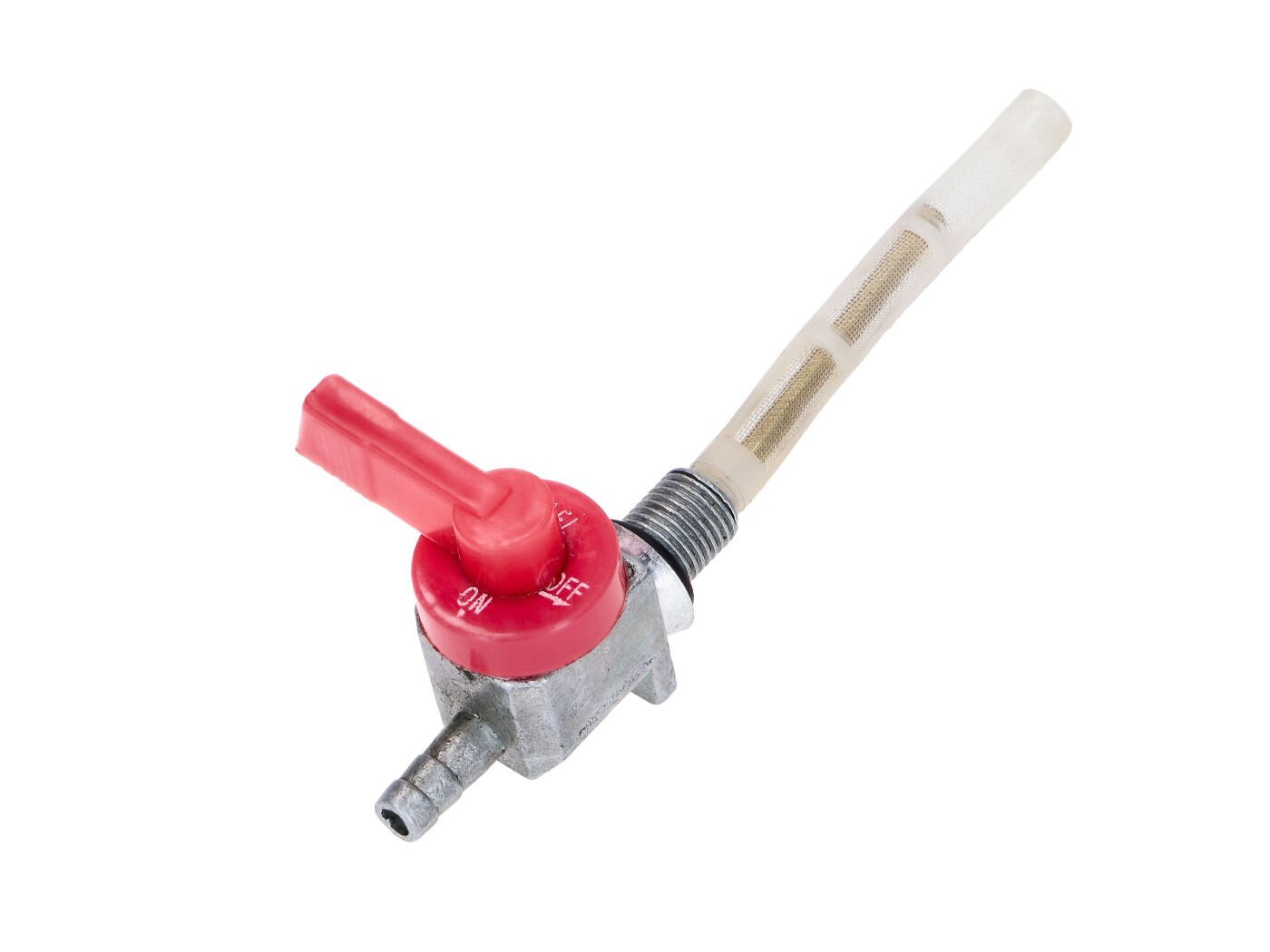 Fuel Tap Connection M10 X 1 Plastic Red For Peugeot 103, Mobylette, Motobecane, Garelli