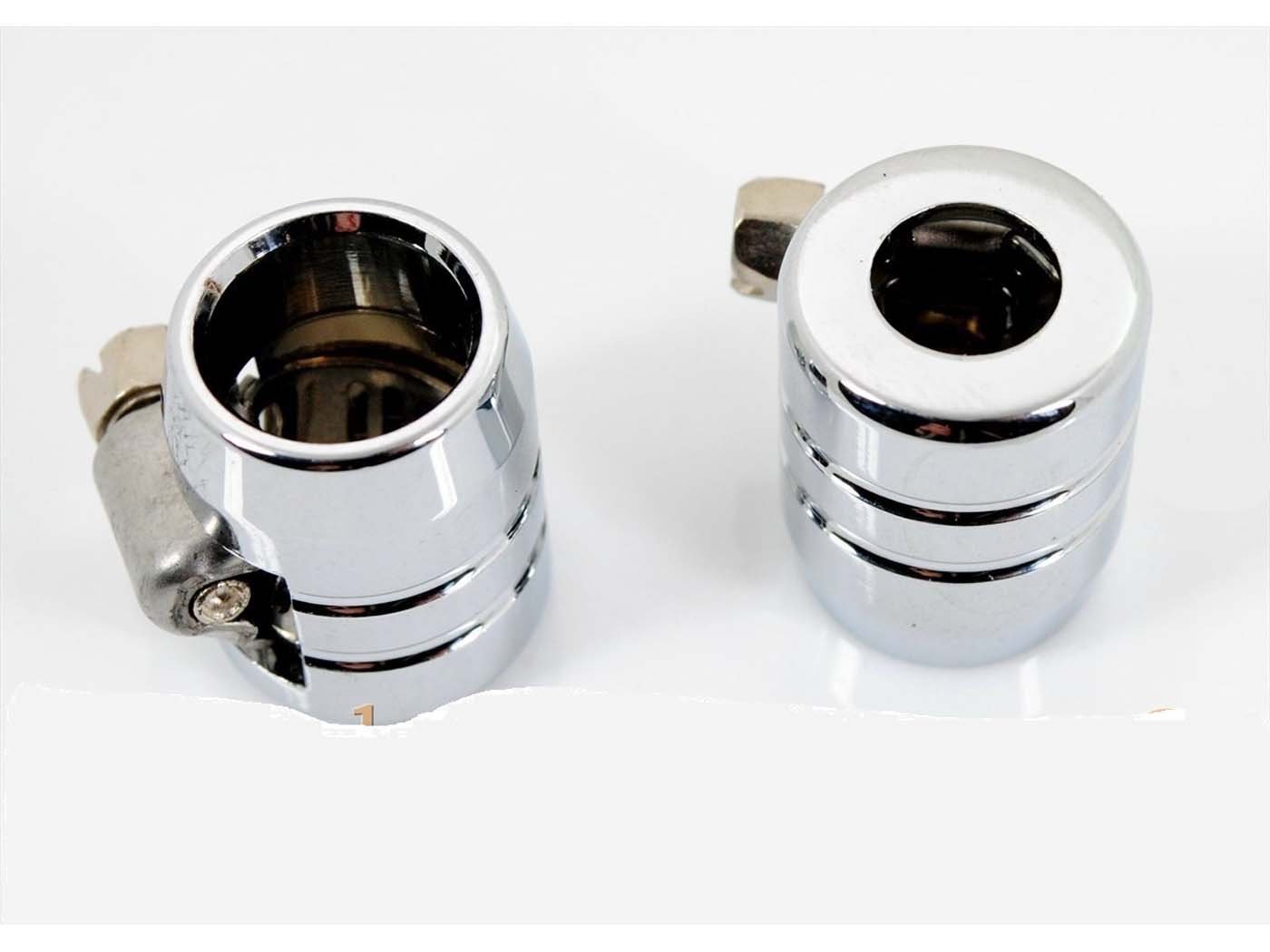 Fuel Hose Clamps 2 Pieces Outer Diameter Approx. 19mm Height 24mm For Up To Max. 12mm Opening To Fuel Tap 10mm 1/4 Inch For Zündapp, Kreidler, Hercules, Puch, Simson, Harley, Motorcycle