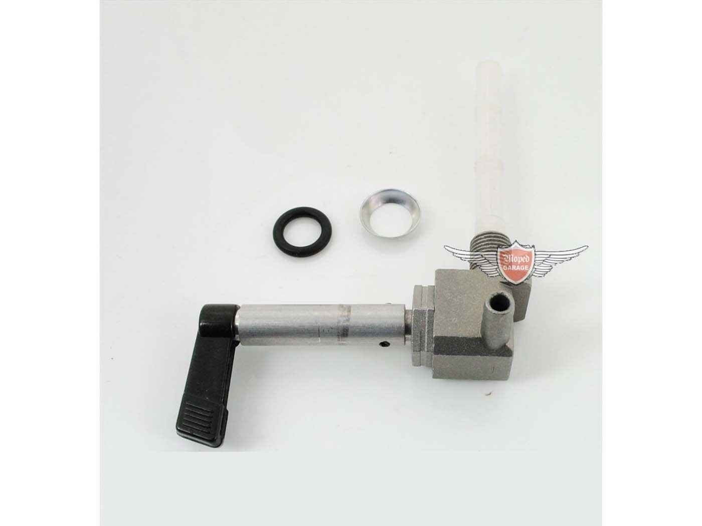Petcock M10 X 1.0 Lever Length 45mm For Peugeot, Rapido