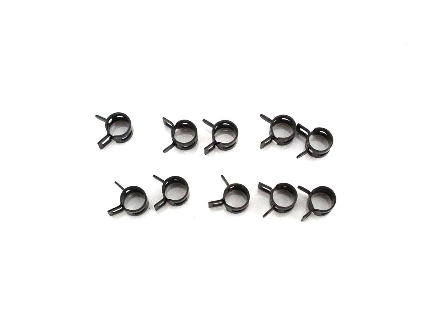 Fuel Hose Spring Clamp 10-pack 10mm For Moped Moped