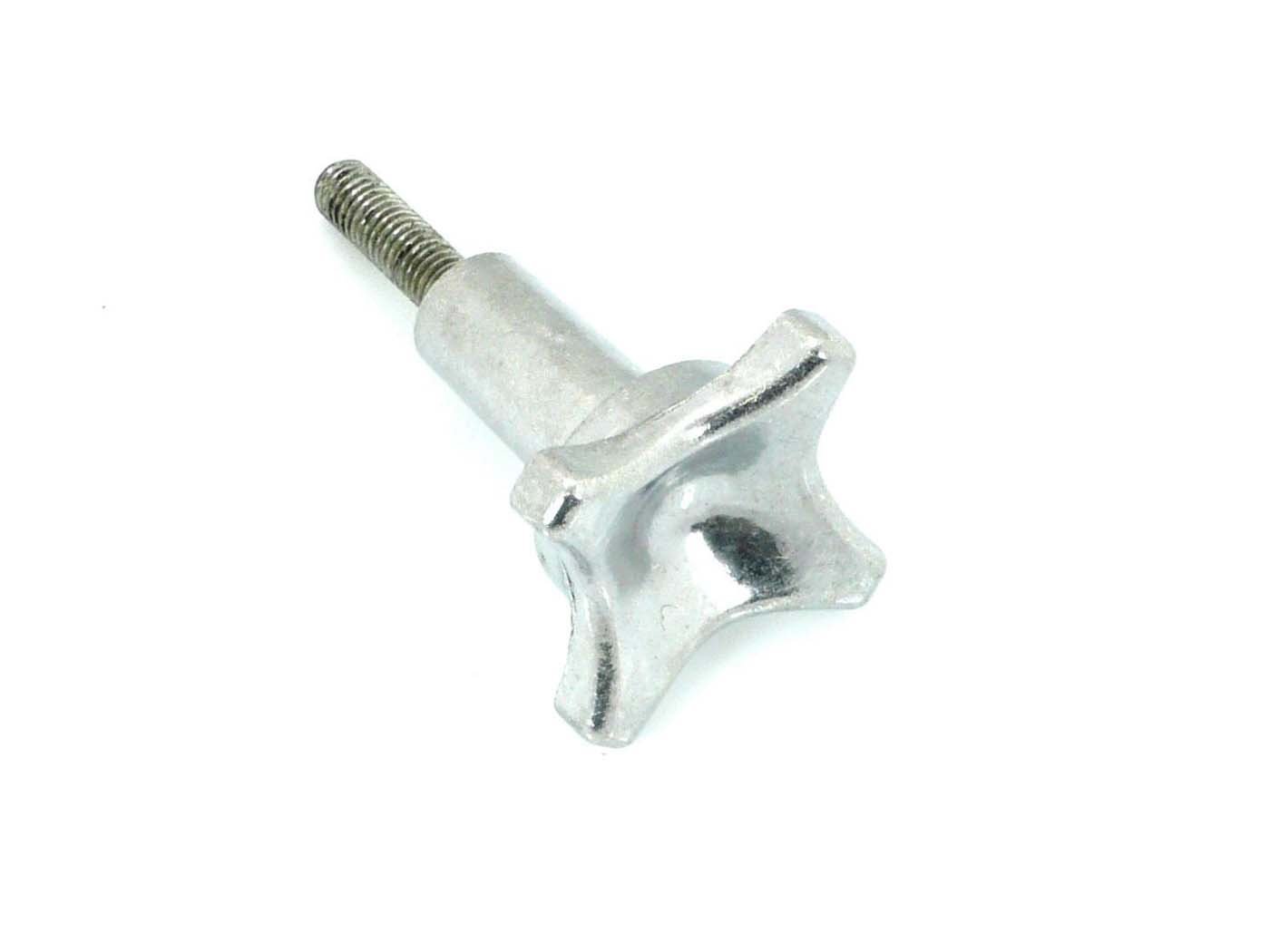 Knurled Screw Metal Silver For Zündapp GTS, KS, C 50 Sport, Bergsteiger M, M 25, Mofa 50, Moped