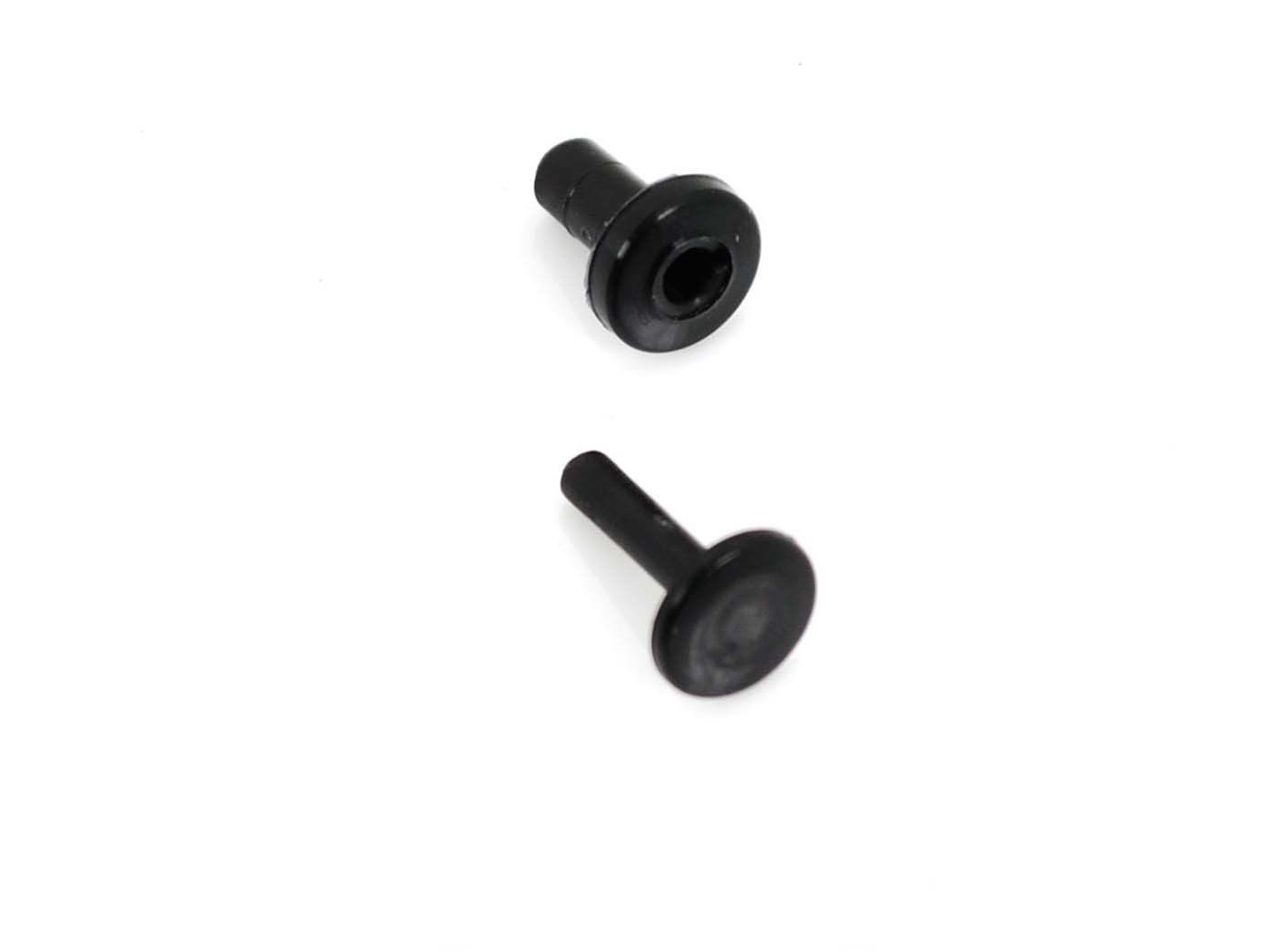 Spreader Rivet Black Plastic For Kreidler, Florett, RS