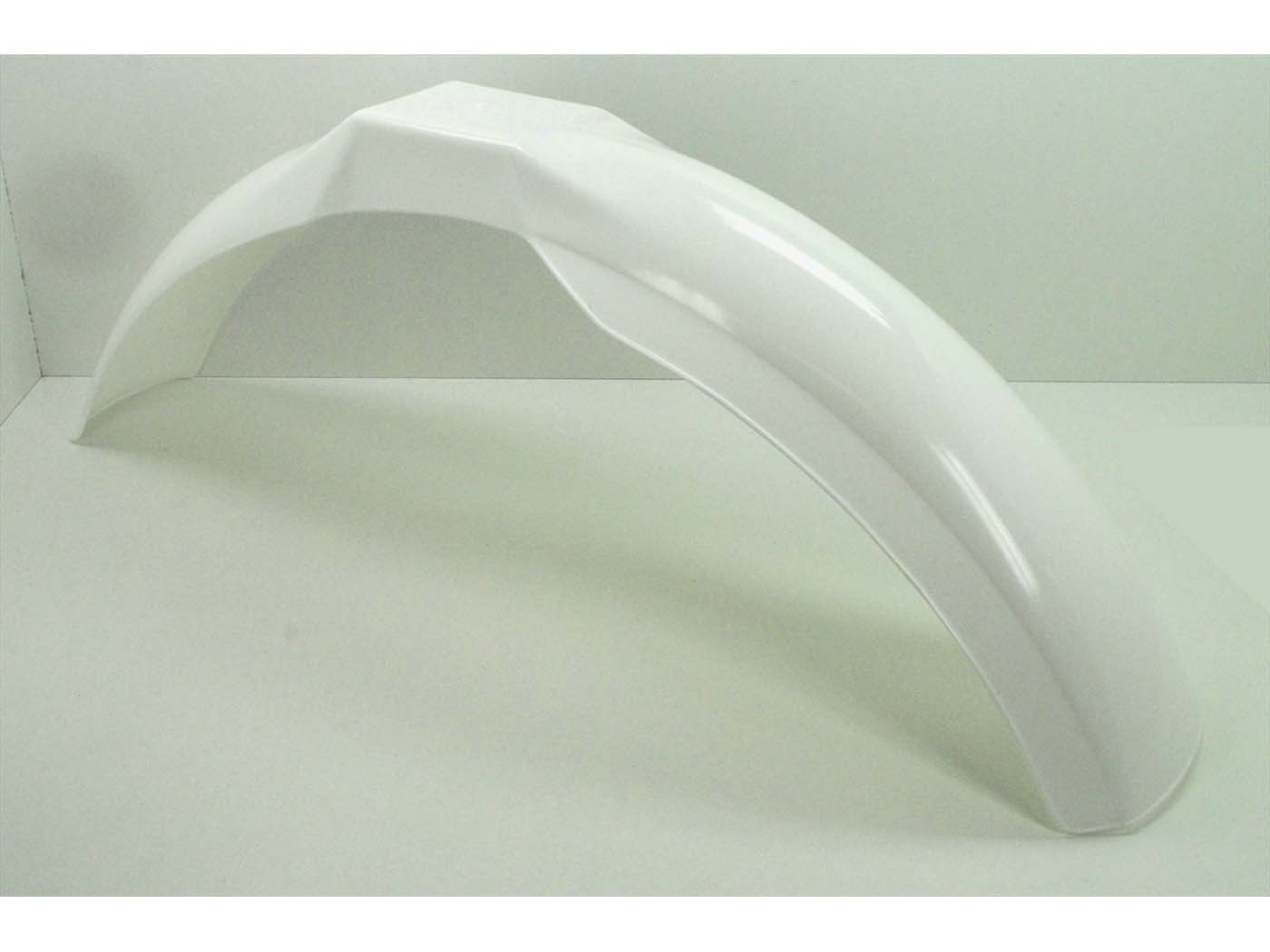 Front Mudguard UFO Italy Moped Enduro Classic White