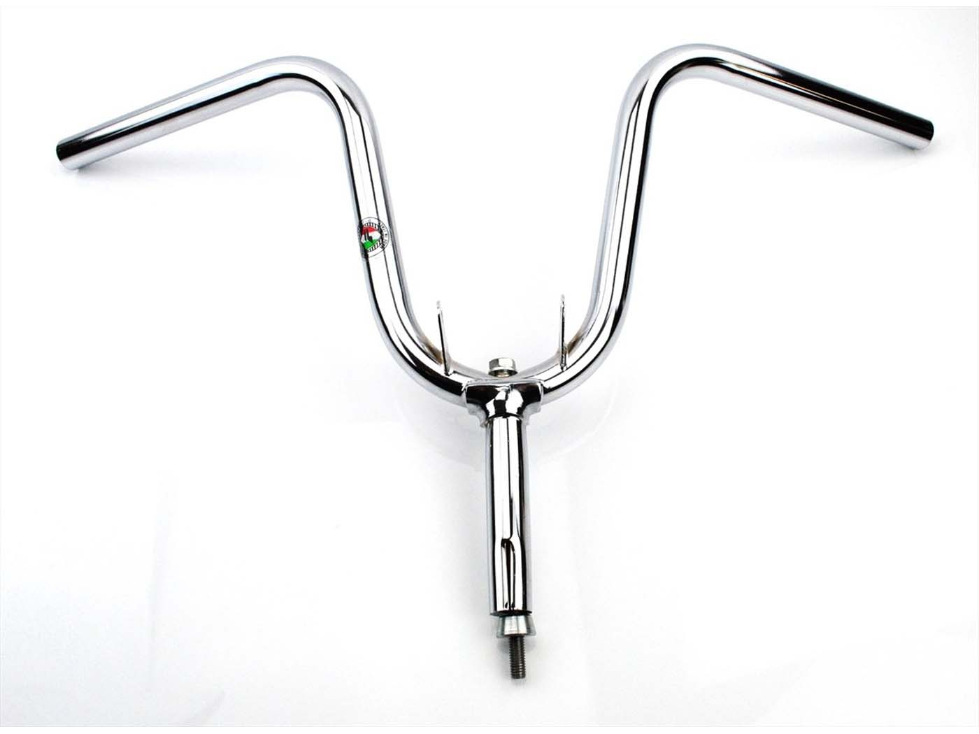 Handlebar Chrome 580mm Wide 200mm High For Piaggio Boxer Moped, Moped