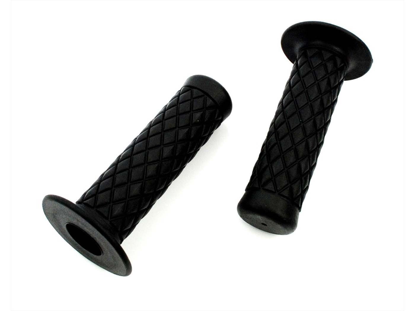 Handle Set Black 22/24mm 125mm For Zündapp GTS C 50 Sport, KS Combinette 442, 444, ZA A, Kreidler Florett, Flory MF, Hercules Prima M, Puch Maxi, KTM, DKW, Rixe, Miele Moped, Moped