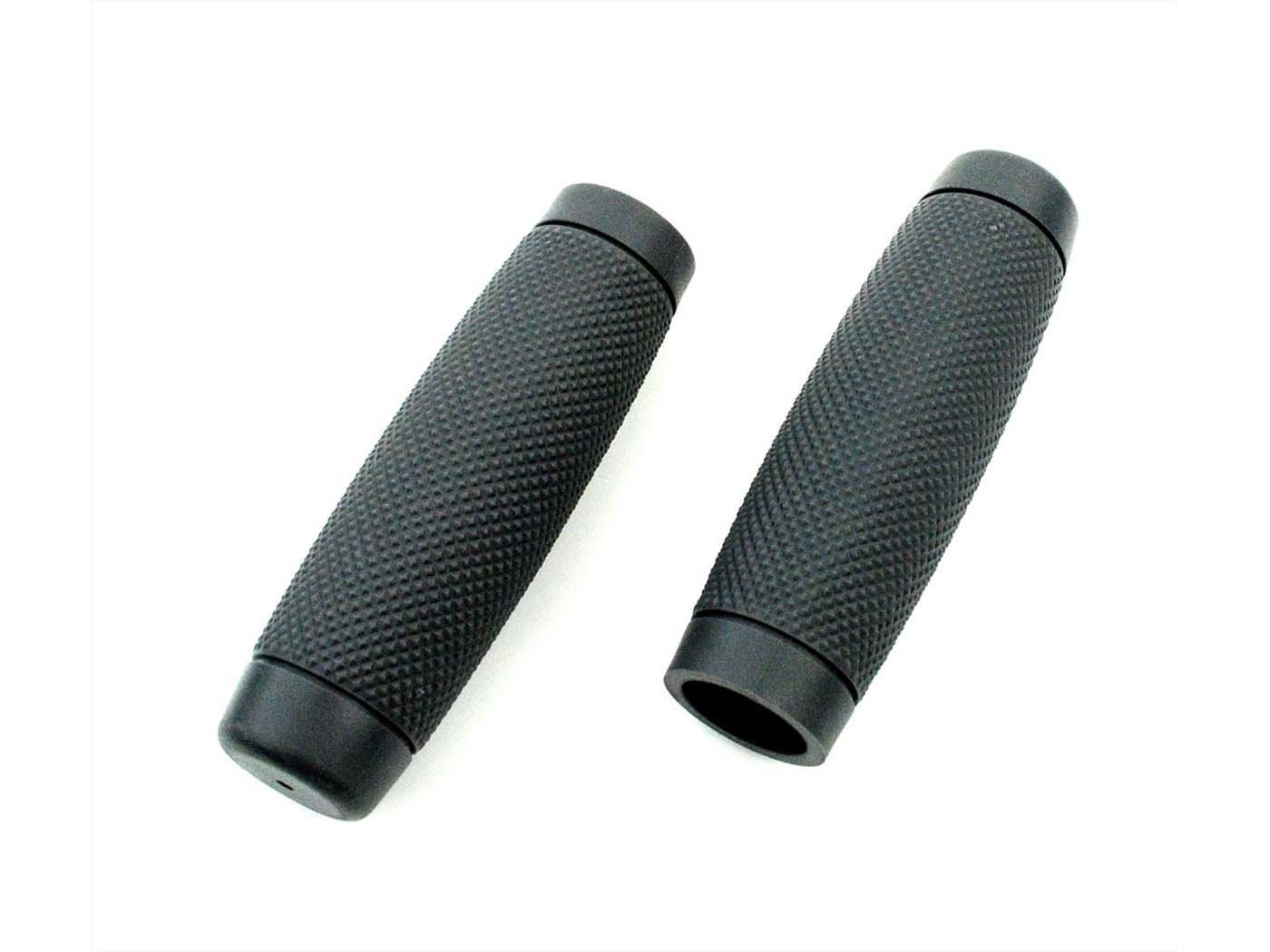 Grip Rubber Gray 22/24mm 125mm For Zündapp GTS C 50 Sport, KS Combinette 442, 444, ZA A, Kreidler Florett, Flory MF, Hercules Prima M, Puch Maxi, KTM, DKW, Rixe, Miele, Simson Schwalbe S