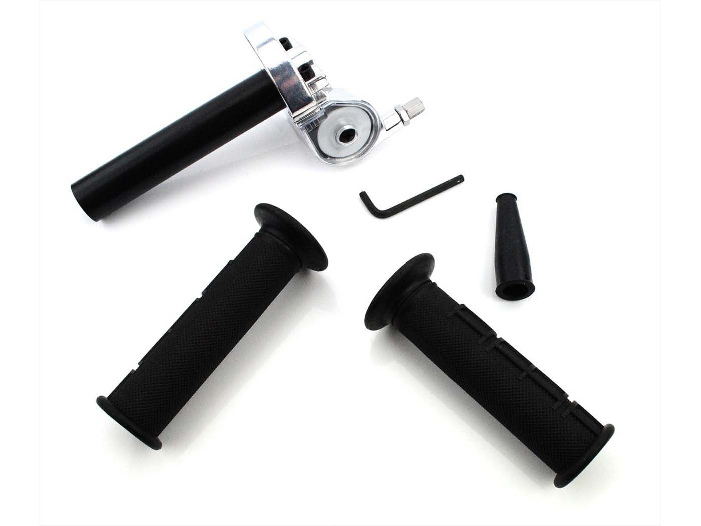 Throttle Twist Grip Dimensions Of The Fixed Grip Approx. 125mm Wide Throttle Grip 155mm Total Approx. 1/4 Turn To Full Throttle For Zündapp GTS, KS, CS, CX, ZD, Hai, C 50