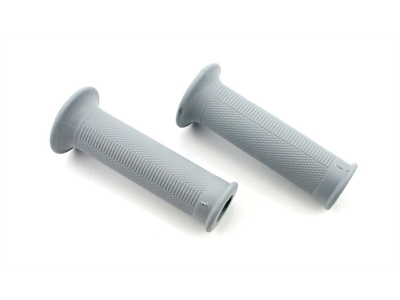 Handlebar Grip Rubber Set Gray For Simson Schwalbe Star SR4 MZ