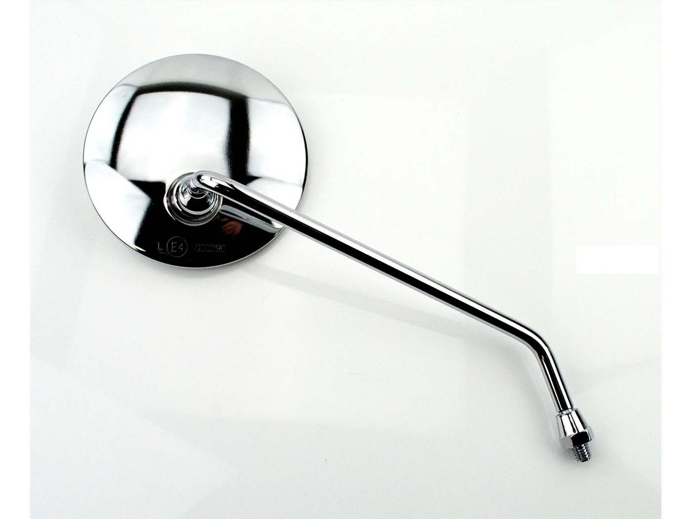 Mirror Right Chrome Round 105mm Arm 190mm Thread M8 For Honda, Dax, Monkey, CT, CY