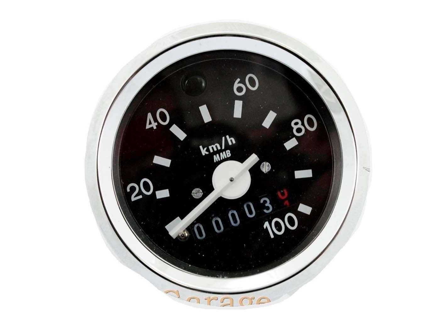 Speedometer Moped Moped Mokick 60mm Chrome Ring