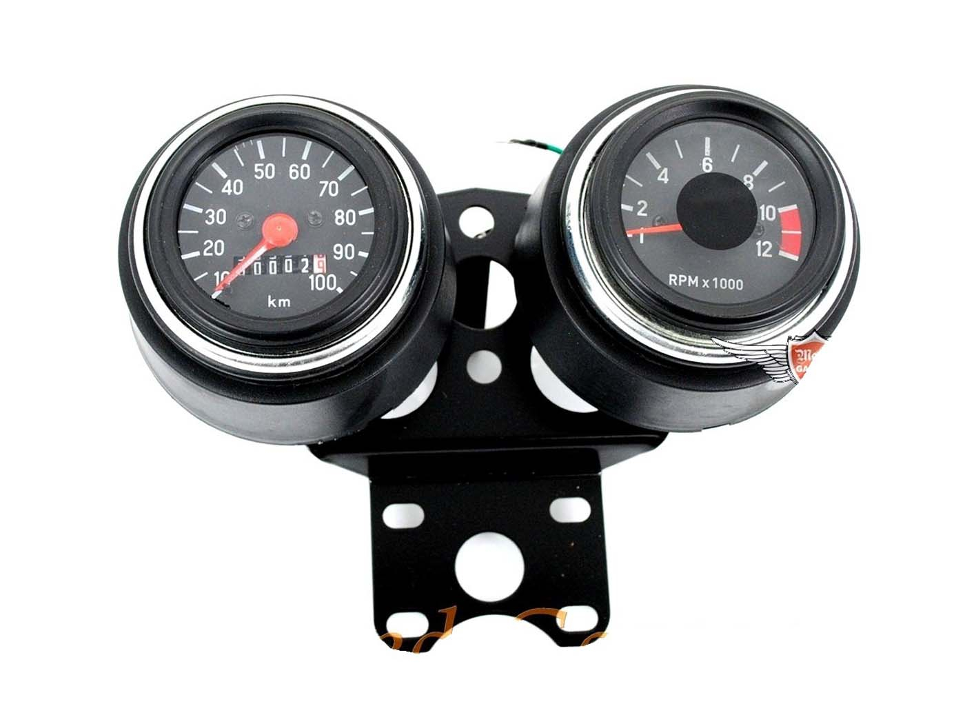 Cockpit With Speedometer Rev Counter 60mm For Zündapp KS GTS C 50 Sport, Puch M50