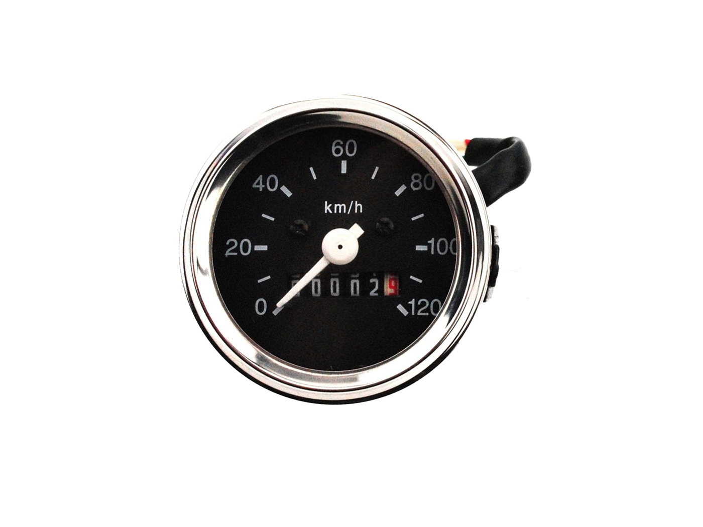 Speedometer 60mm Chrome Ring 120km/h For Kreidler, Puch Maxi, Sachs, Zündapp