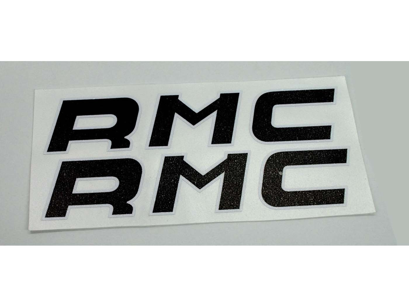 Sticker Set RMC Black White 140x32mm For Kreidler Florett RMC