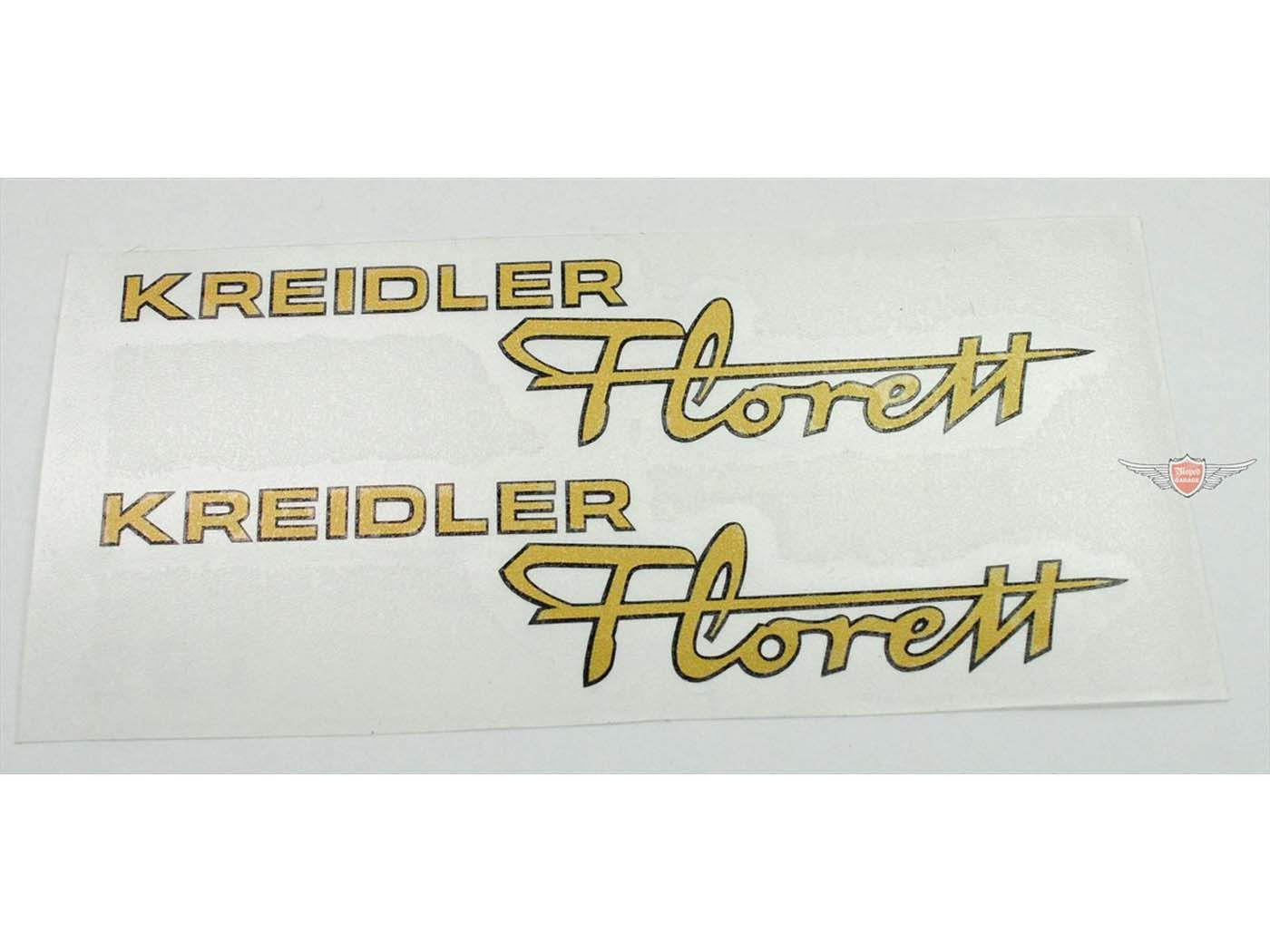 Sticker Set Tank / Fairing Gold For Kreidler Florett Egg Tank K54