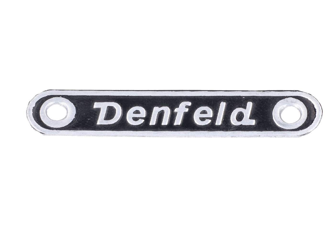 Emblem Denfeld Aluminum 58mm Black For Zündapp, Kreidler, Hercules, Puch, Miele, DKW, KTM, Rixe, Zweirad Union, NSU Moped, Moped, Mokick