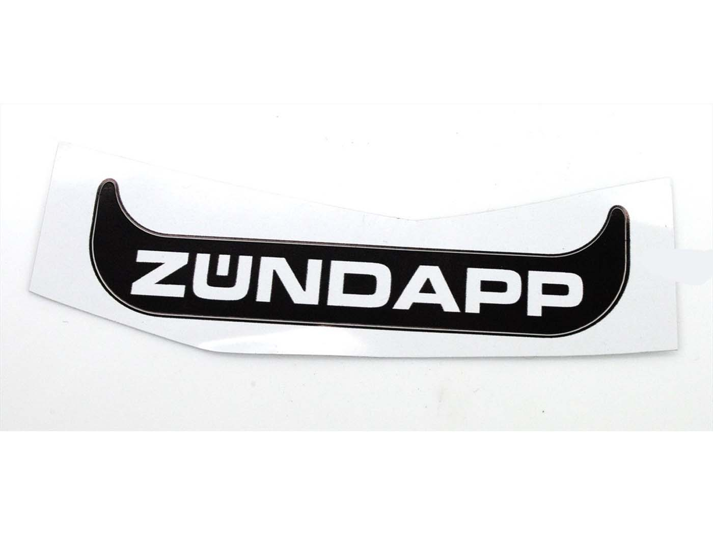Sticker For Moped License Plate Black For Zündapp GTS KS CS CX C M R