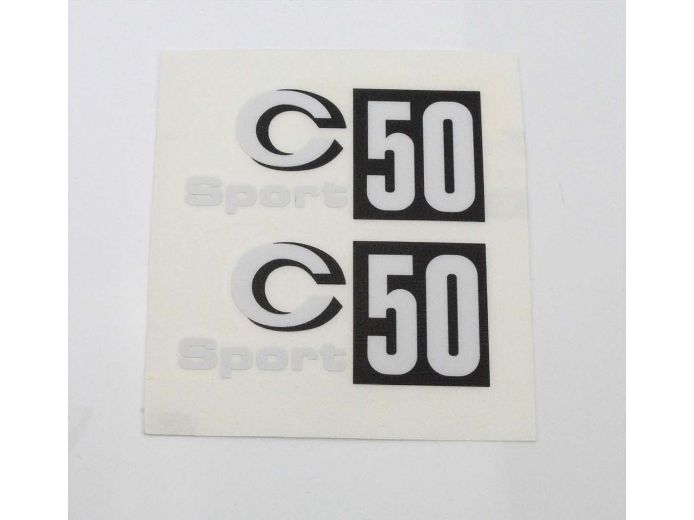 Sticker Set Side Cover Fairing For Zündapp C 50 Sport Moped