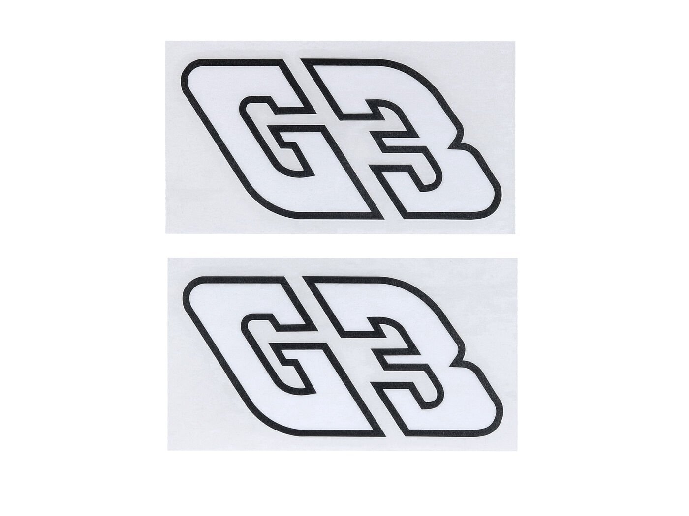 Sticker Set MOGA Wide Approx. 95mm High 56mm For Hercules Prima G3 Moped