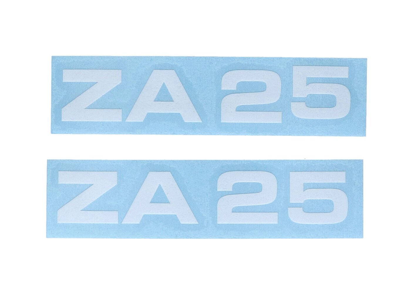 Sticker Set MOGA 2 Parts Wide 95mm High 17mm For ZA 25 Moped