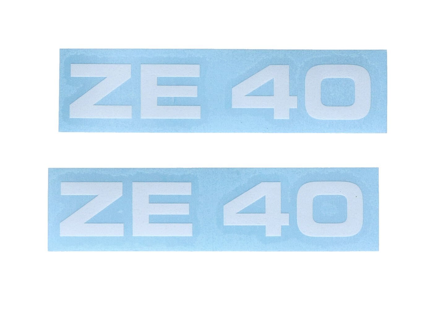 Sticker Set MOGA 2 Parts Wide 95mm High 17mm For Moped Mokick