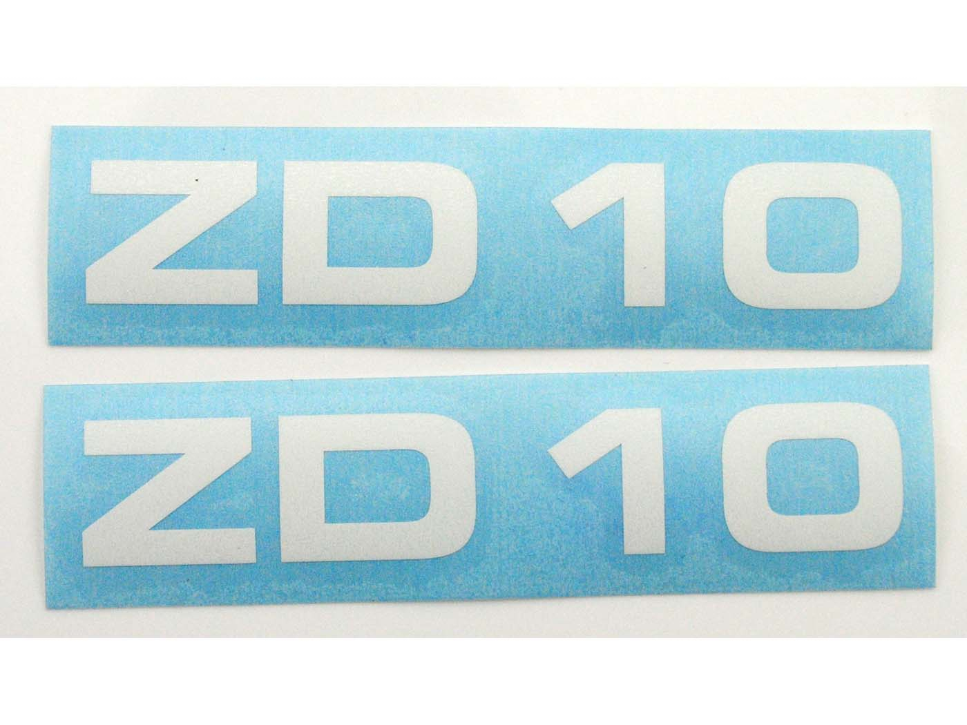 Sticker Set MOGA 2 Parts Width 95mm Height 17mm For Zündapp ZD 10 Moped