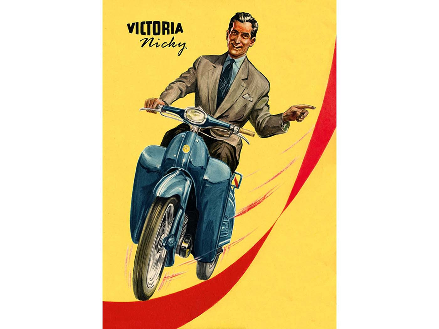 Advertising Poster 50s For Victoria Nicky R 50