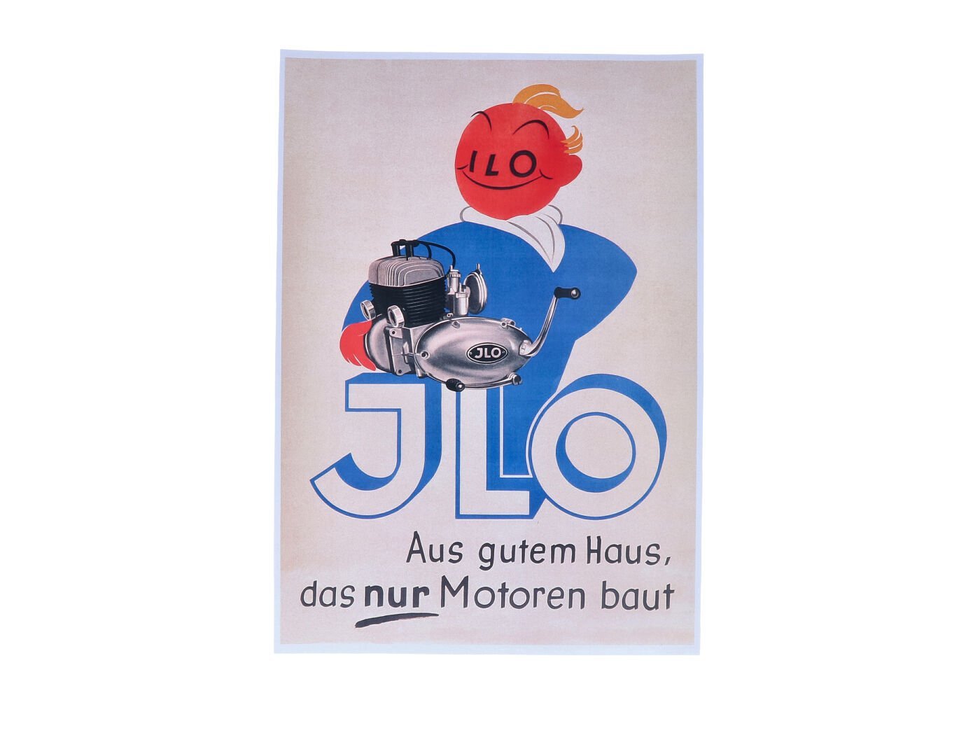 Advertising Poster DIN A3 For Ilo Motors