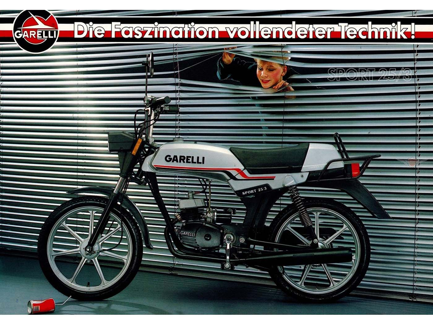 Garelli Sport 25/3 Moped Original Brochure