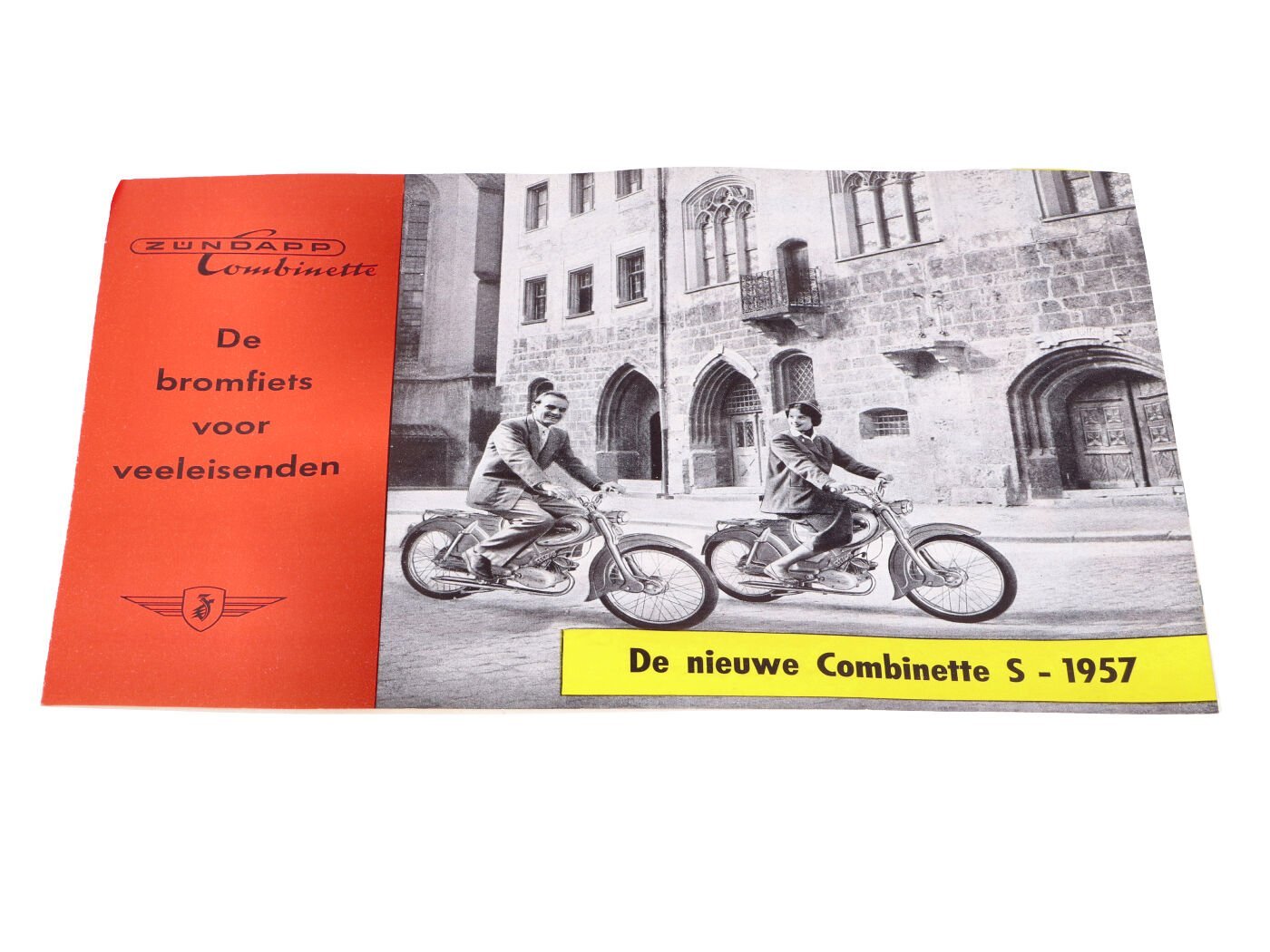 Original Flyer/brochure A5 In Dutch For Zündapp Combinette S-1957