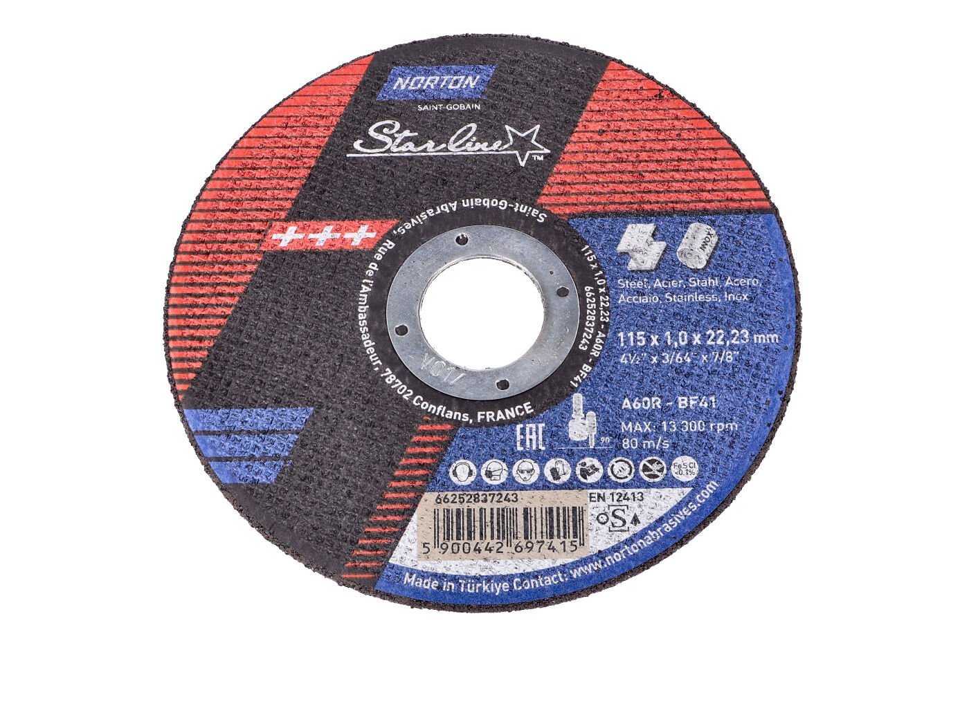 Cut-off Wheel Thin 115mm 60 Grit