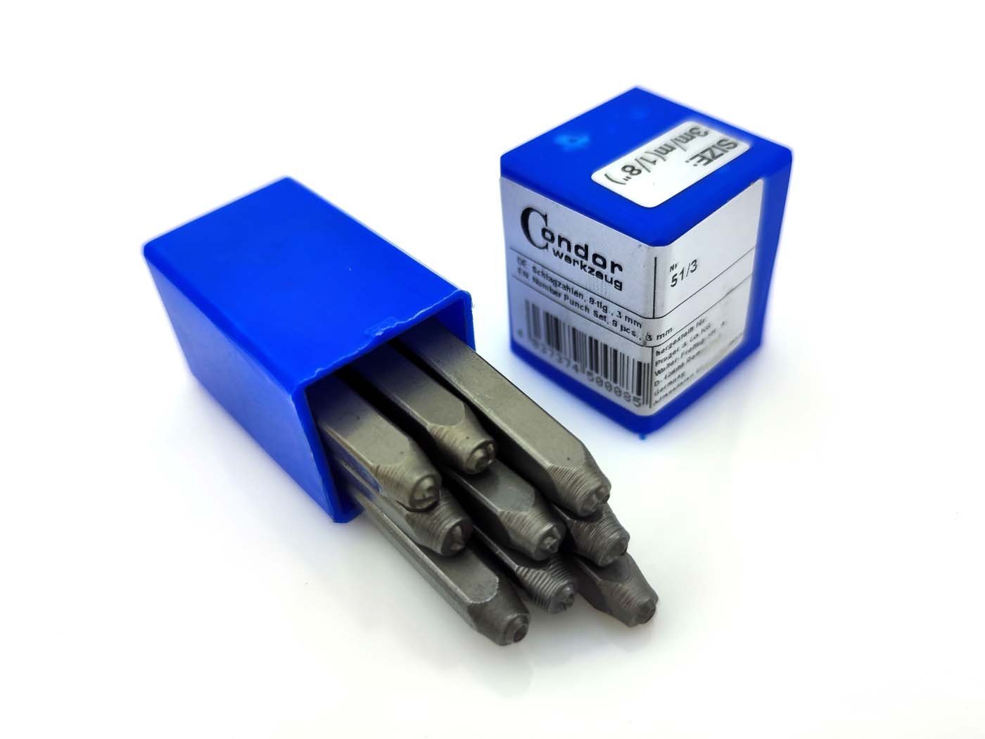 Impact Numbers Size 3mm = 55043