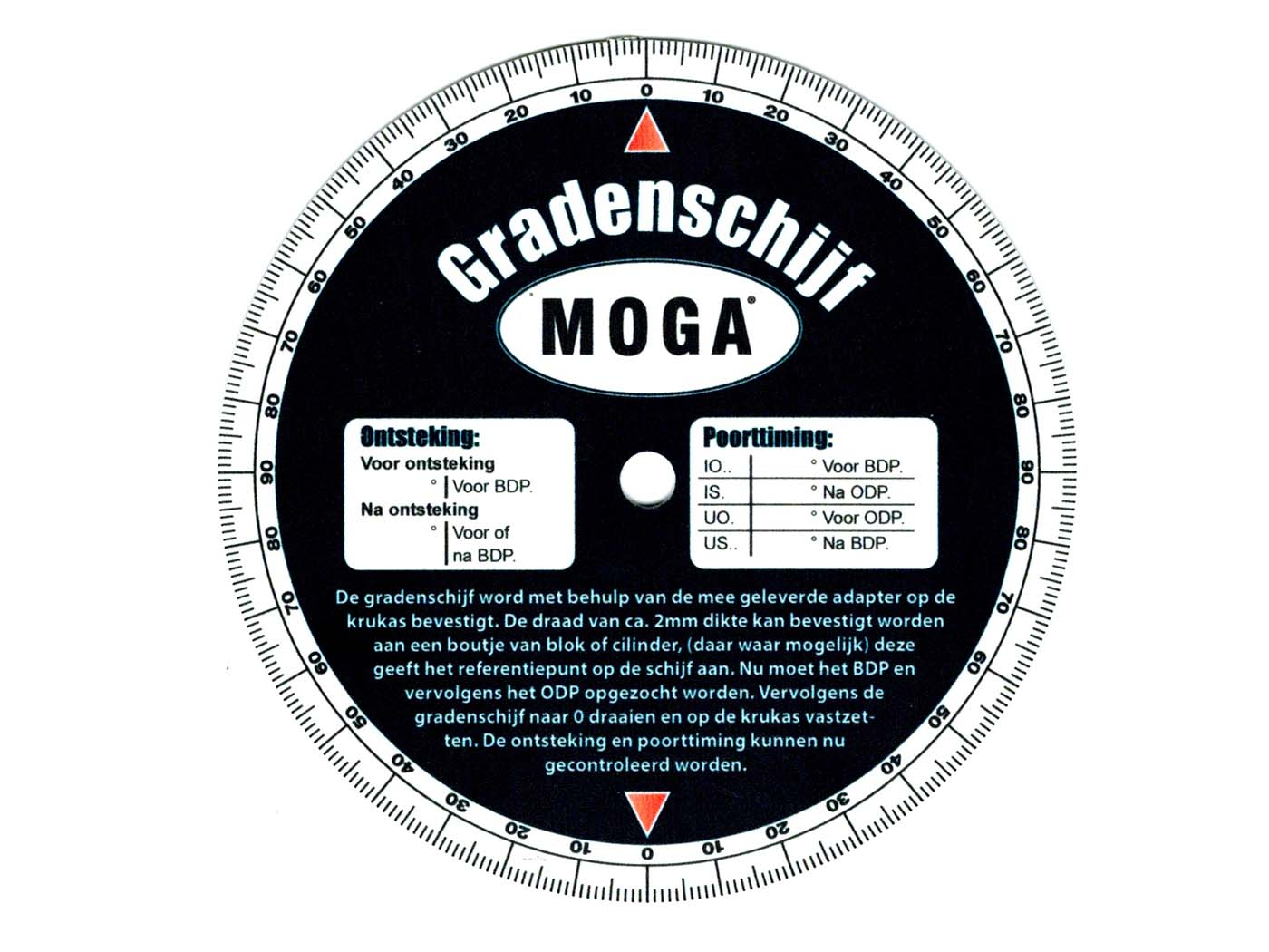 Gradscheibe MOGA 120mm Diameter 6mm Bore 0.80mm Thick For Zündapp, Kreidler, Hercules, Puch, Miele, DKW, KTM, Rixe, Moped, Moped, Mokick