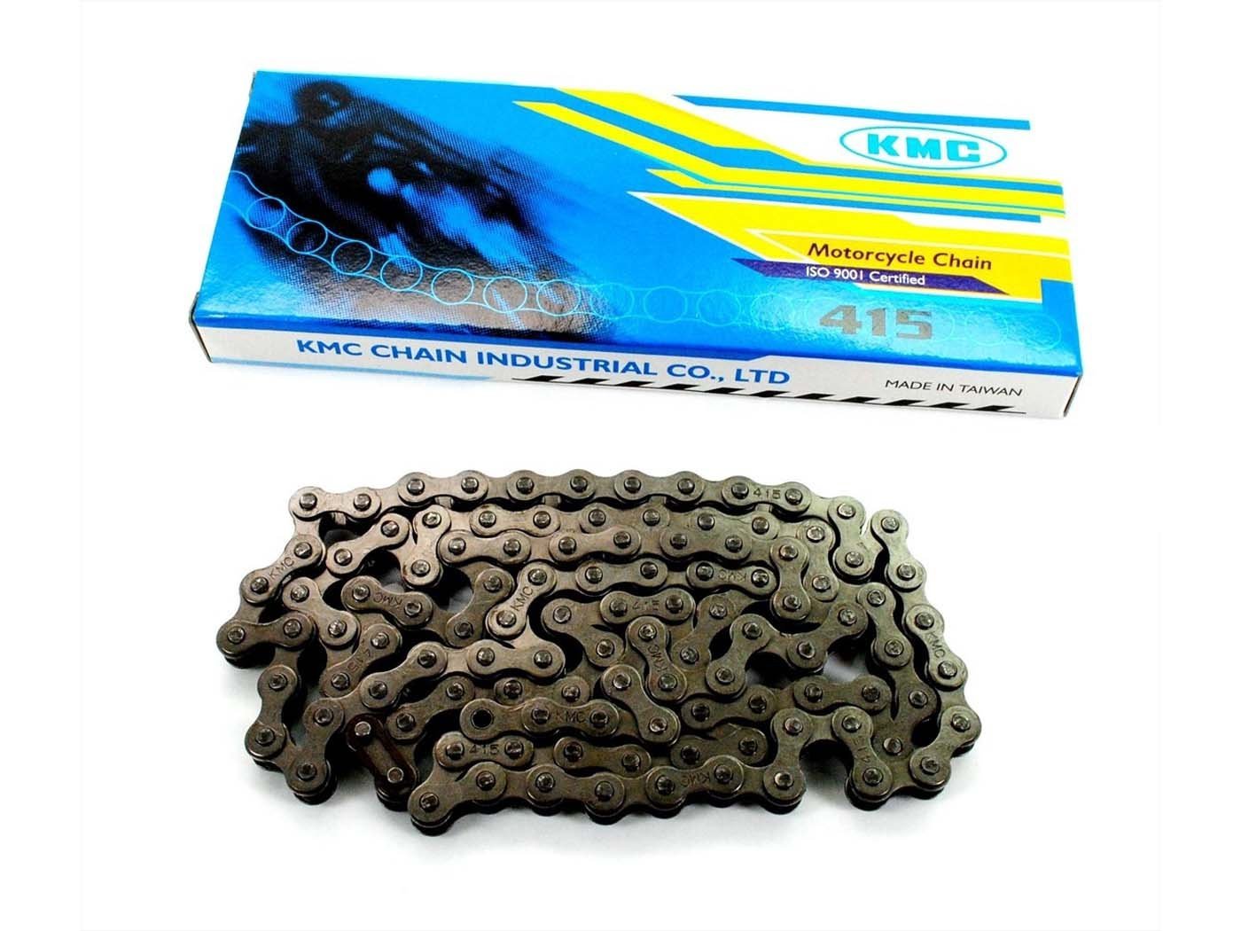 Chain Steel 110 Links 1/2 X 3/16 Chain Lock For Puch, Simson, DKW, KTM, Rixe, Sachs, Zündapp, Kreidler, Hercules, Bergsteiger M 50