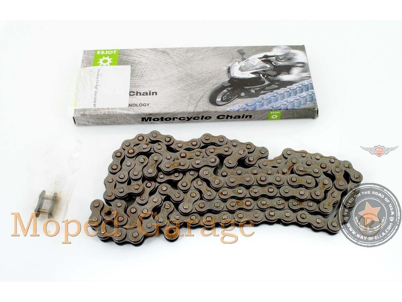 Chain Ejsot 110 Links Reinforced For Motorcycle Moped