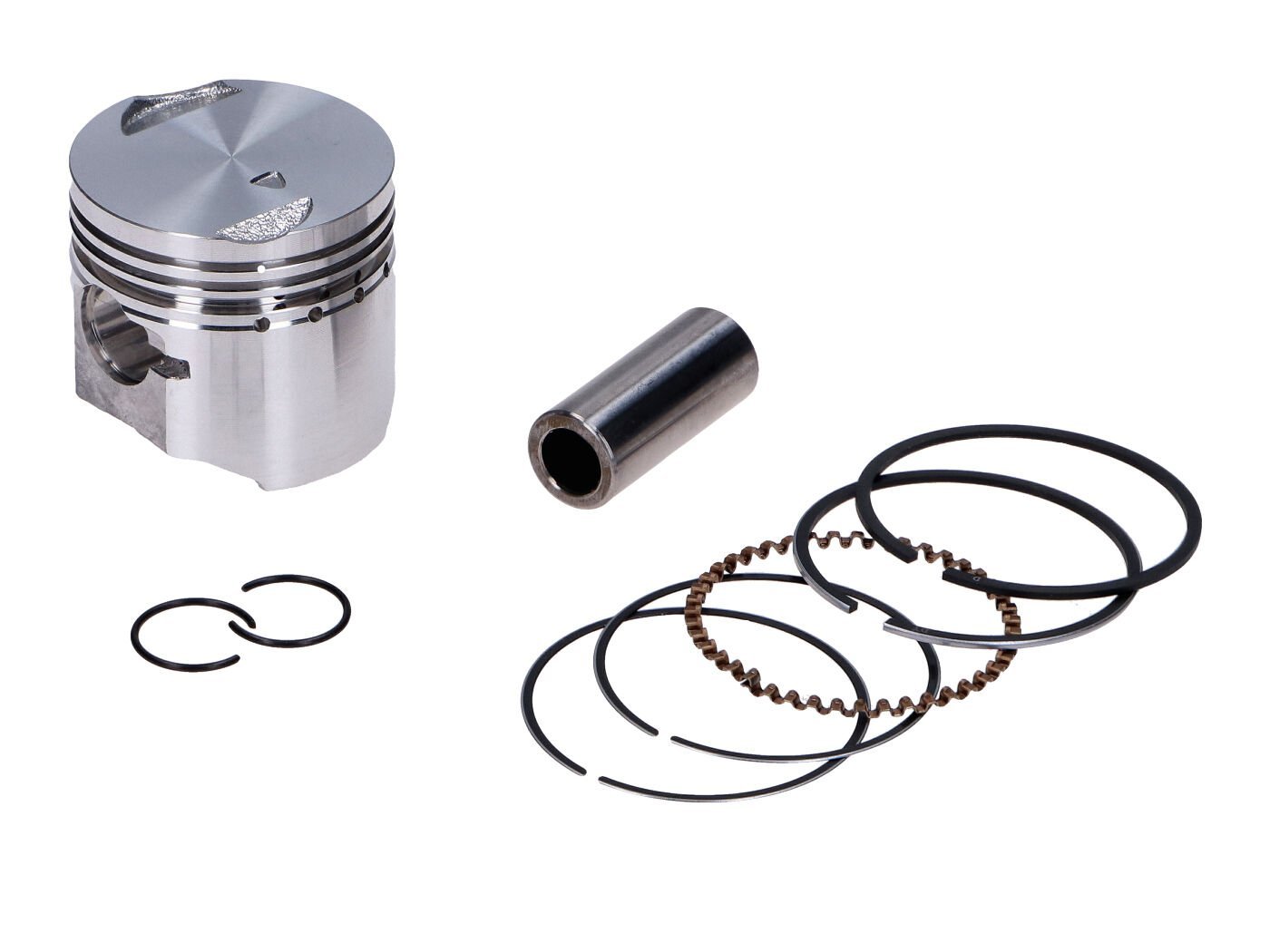 Piston Set D=38,97mm 50cc For Piaggio, Aprilia 4T 2V 50 -E4