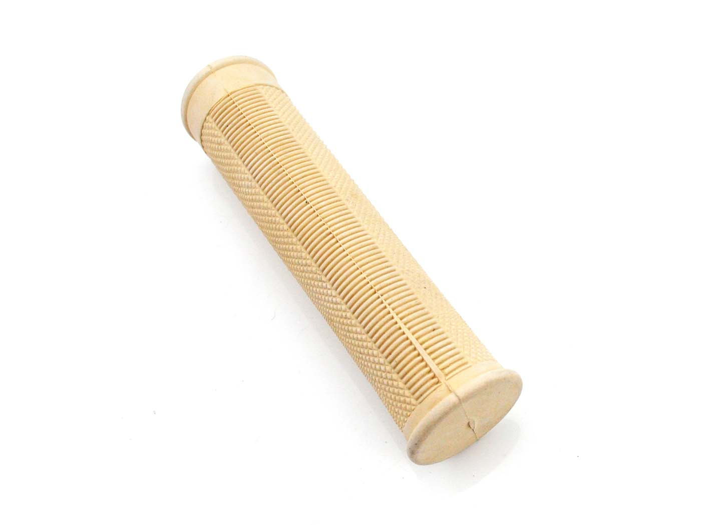 Handlebar Grip Ivory 120mm Width 22mm Inner Diameter For Mopeds, Mokicks, Motorcycles