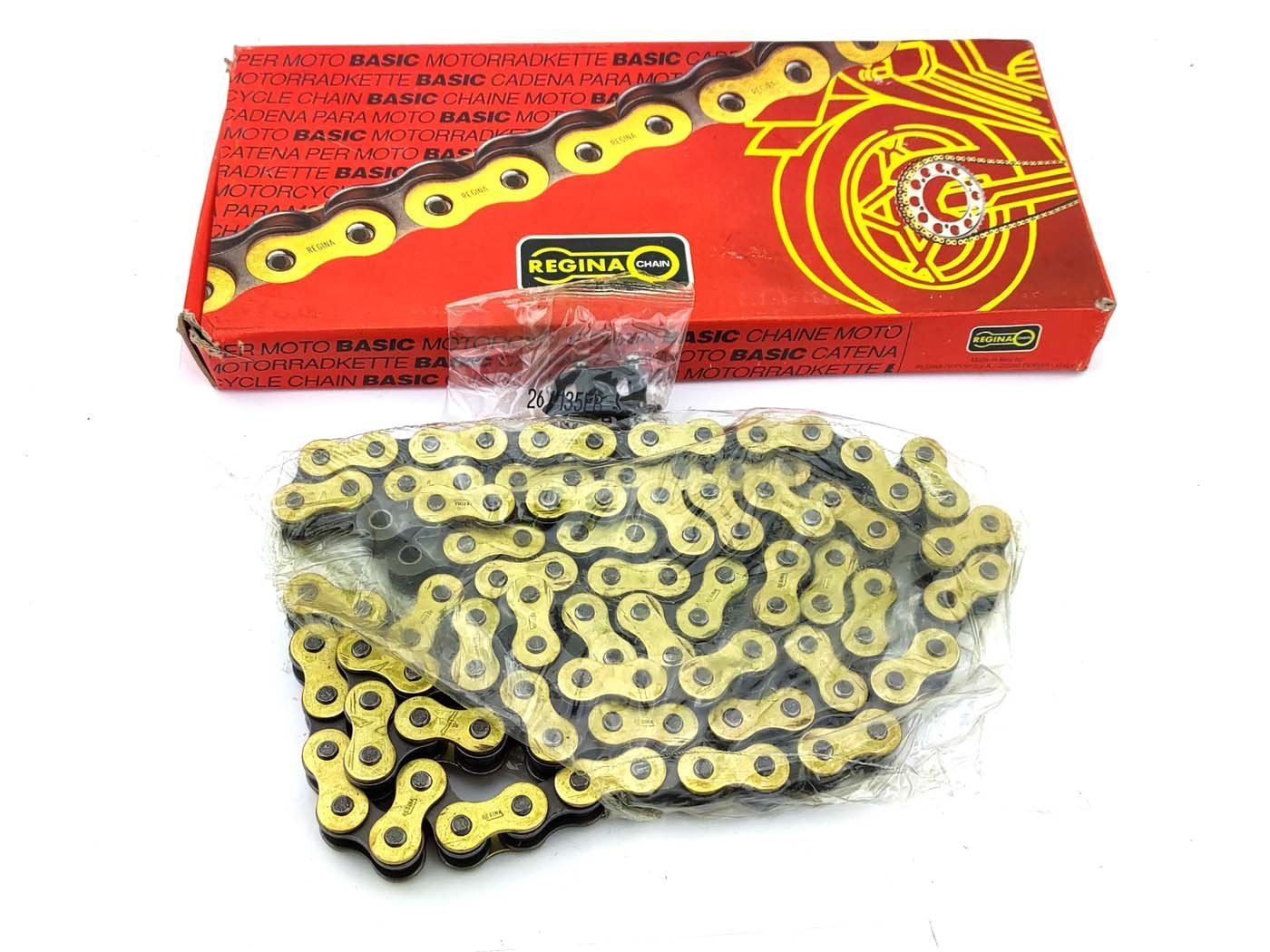 Regina Motorcycle Chain 520EB-ORO-104 Links Aprilia Ducati Honda Kawasaki Suzuki