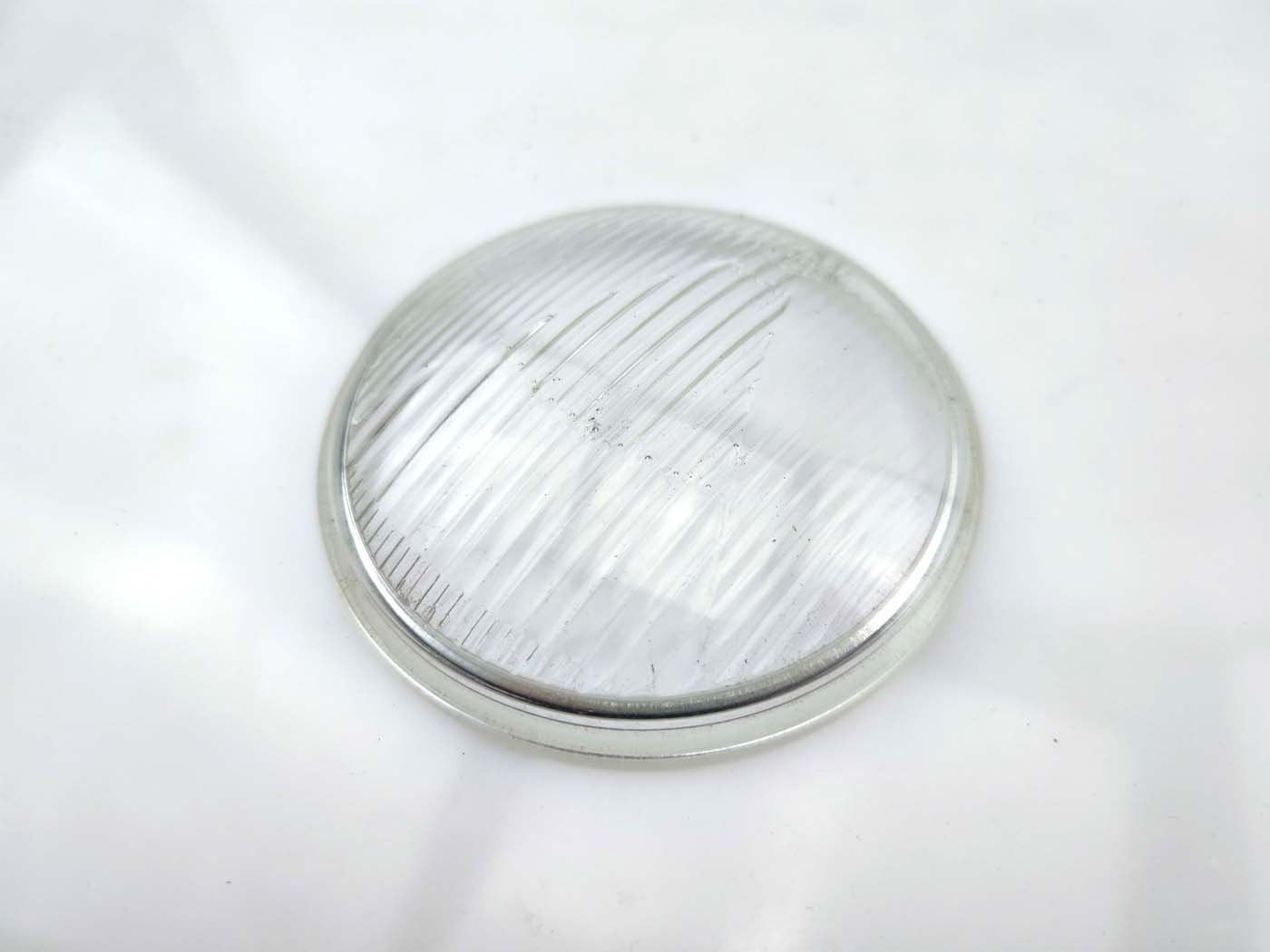 Headlight Glass Outer Diameter 110mm Mounting Diameter 104mm Hella No. 3-12060-1 For Kreidler Florett, Zündapp, Hercules, Puch