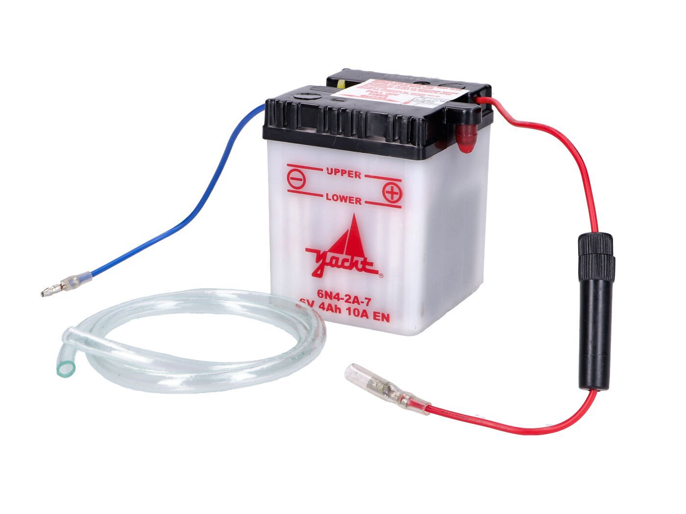 Battery With Fuse Holder 6 Volt 4 Ah 6N4-2A-7 For Honda MT / MB 50-80cc