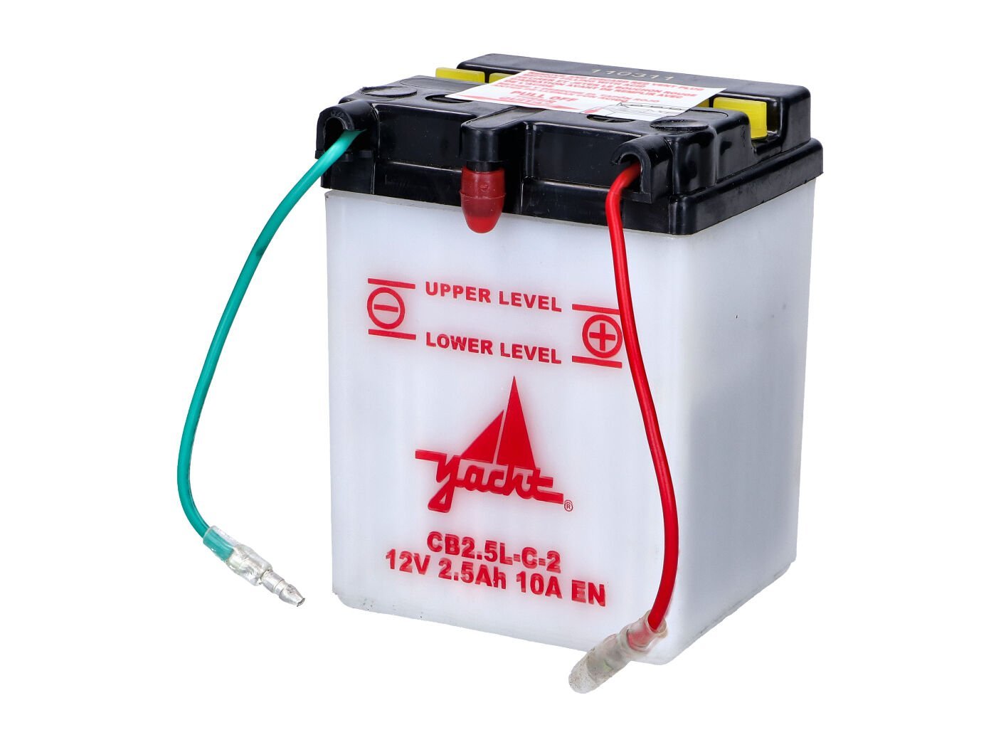 Battery 12Volt 12 Volt 2,5 Ah 105mm 72mm 80mm For Honda MTX, MBX 5, 8, Mokick