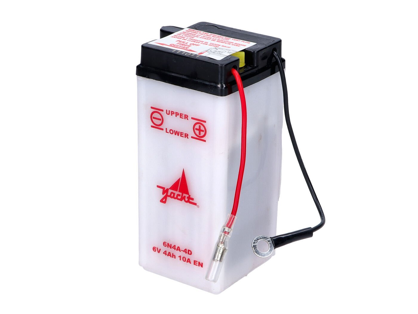 Battery 6Volt 6 Volt 4 Ah For Yamaha DT 50 M Type 2M4, FS 80 SE, FS1 50, 1 80, RD M, DX, TY