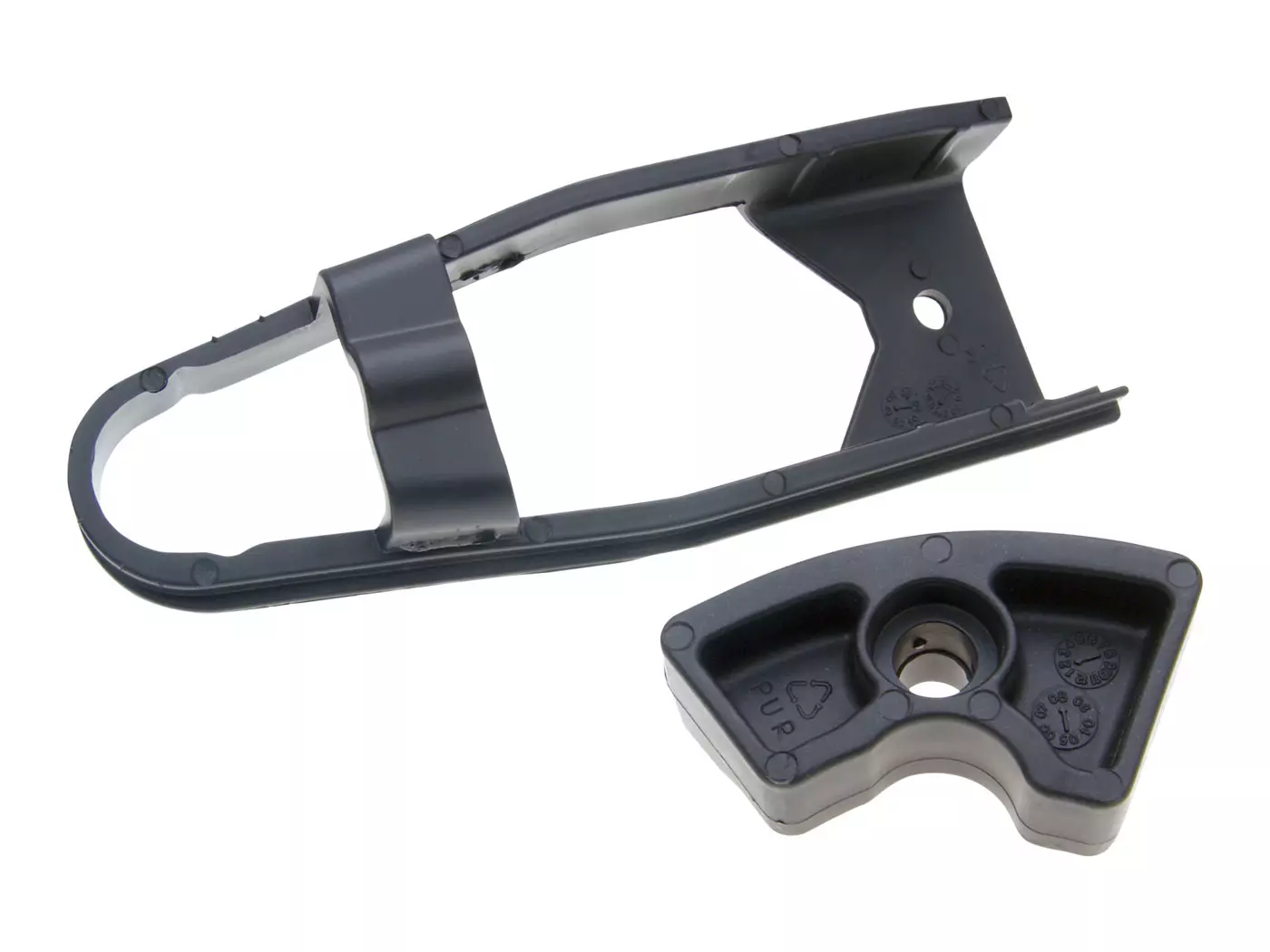 Buy now: Front Chain Guide OEM For Malaguti XTM, XSM, MBK X-Limit, Yamaha DT 50 Front Chain Guide OEM For Malaguti XTM, XSM, MBK X-Limit, Yamaha DT 50