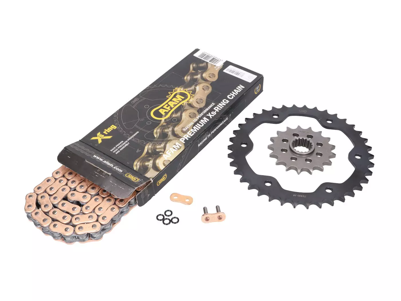 Chain Kit AFAM Hyper Reinforced 17/38 Teeth For KTM 1290, 1290 R Super Duke