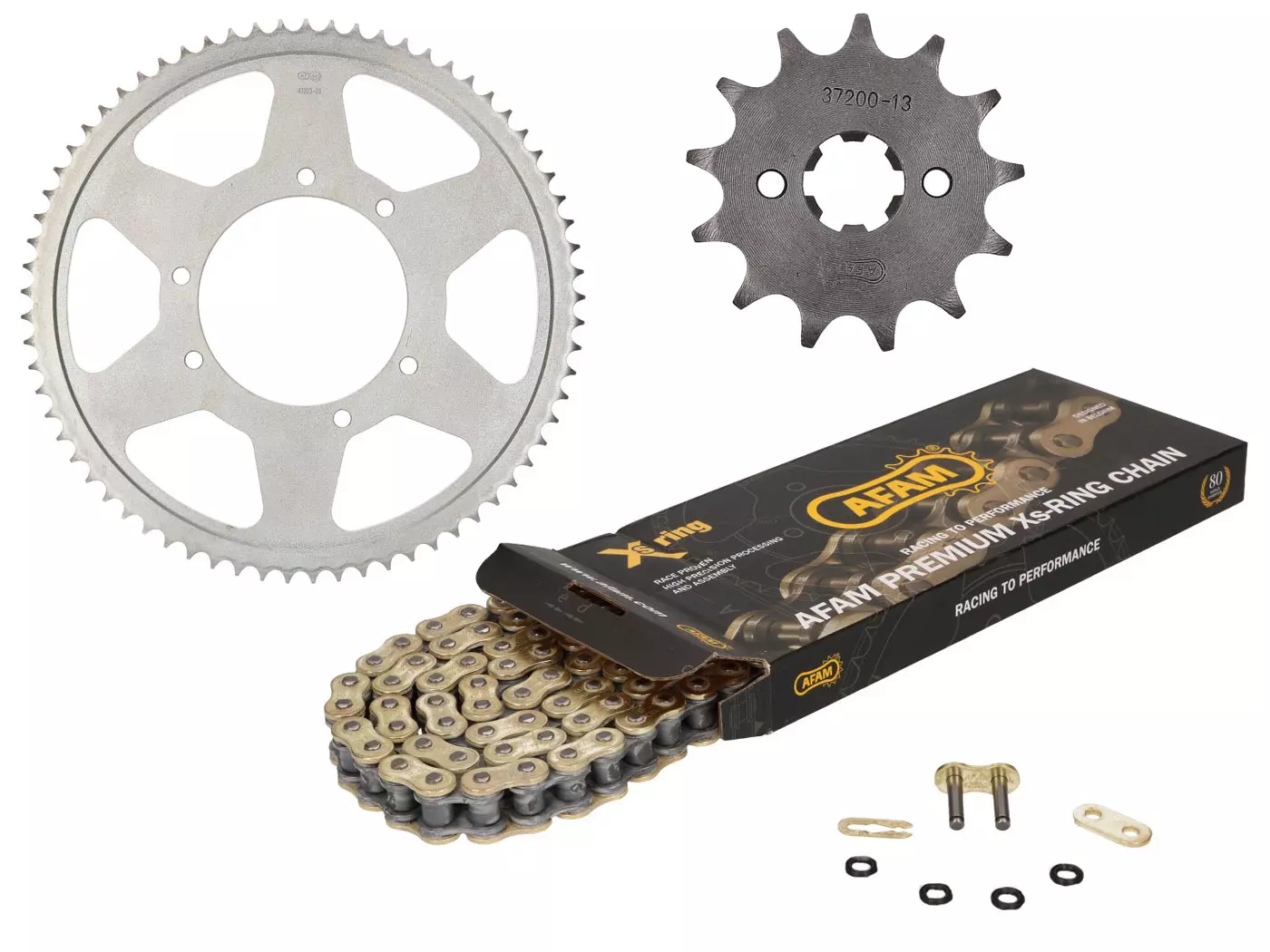 Chain Kit AFAM XS-Ring 13/62 Teeth For Aprilia SX125 2018