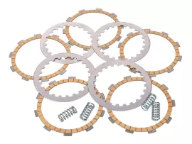 Clutch Disc / Friction Plate Set MVT Reinforced 5-friction Plate Type For Minarelli AM