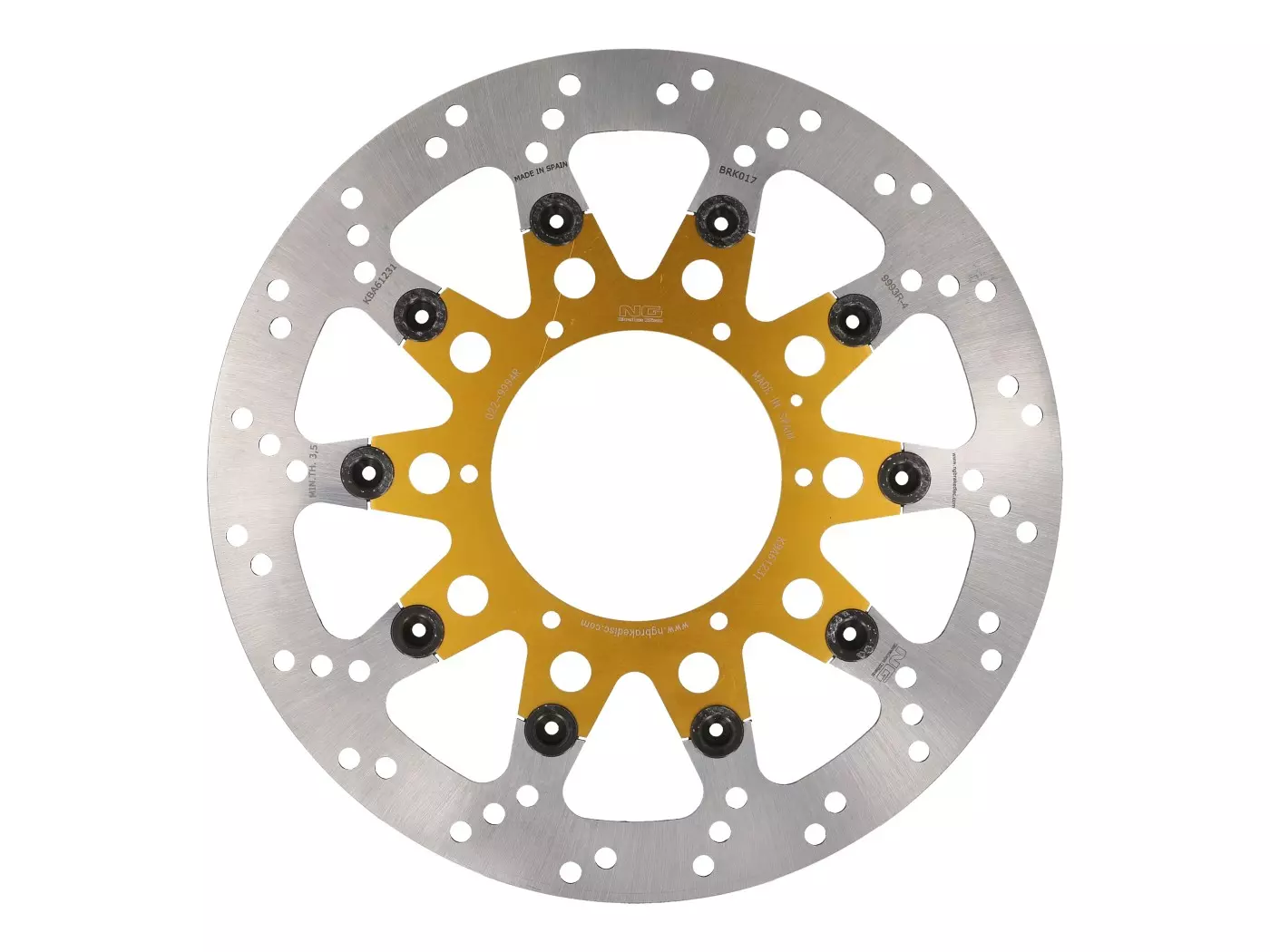 Buy now: Brake Disc NG Floating Type For Alfer, CCM, Fantic, Gas Gas Front Brake Disc NG Floating Type For Alfer, CCM, Fantic, Gas Gas Front
