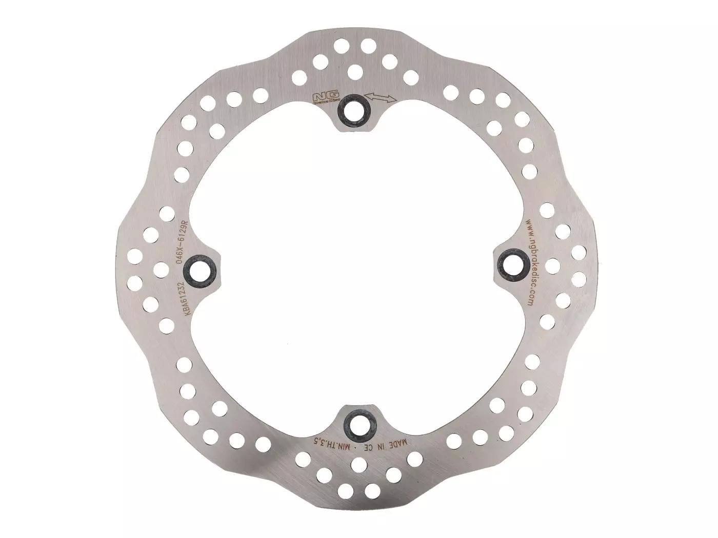Buy now: Brake Disc NG Wavy For Honda CB 350, 450, NX650 Dominator, XL600 Transalp, XR650 Front Brake Disc NG Wavy For Honda CB 350, 450, NX650 Dominator, XL600 Transalp, XR650 Front